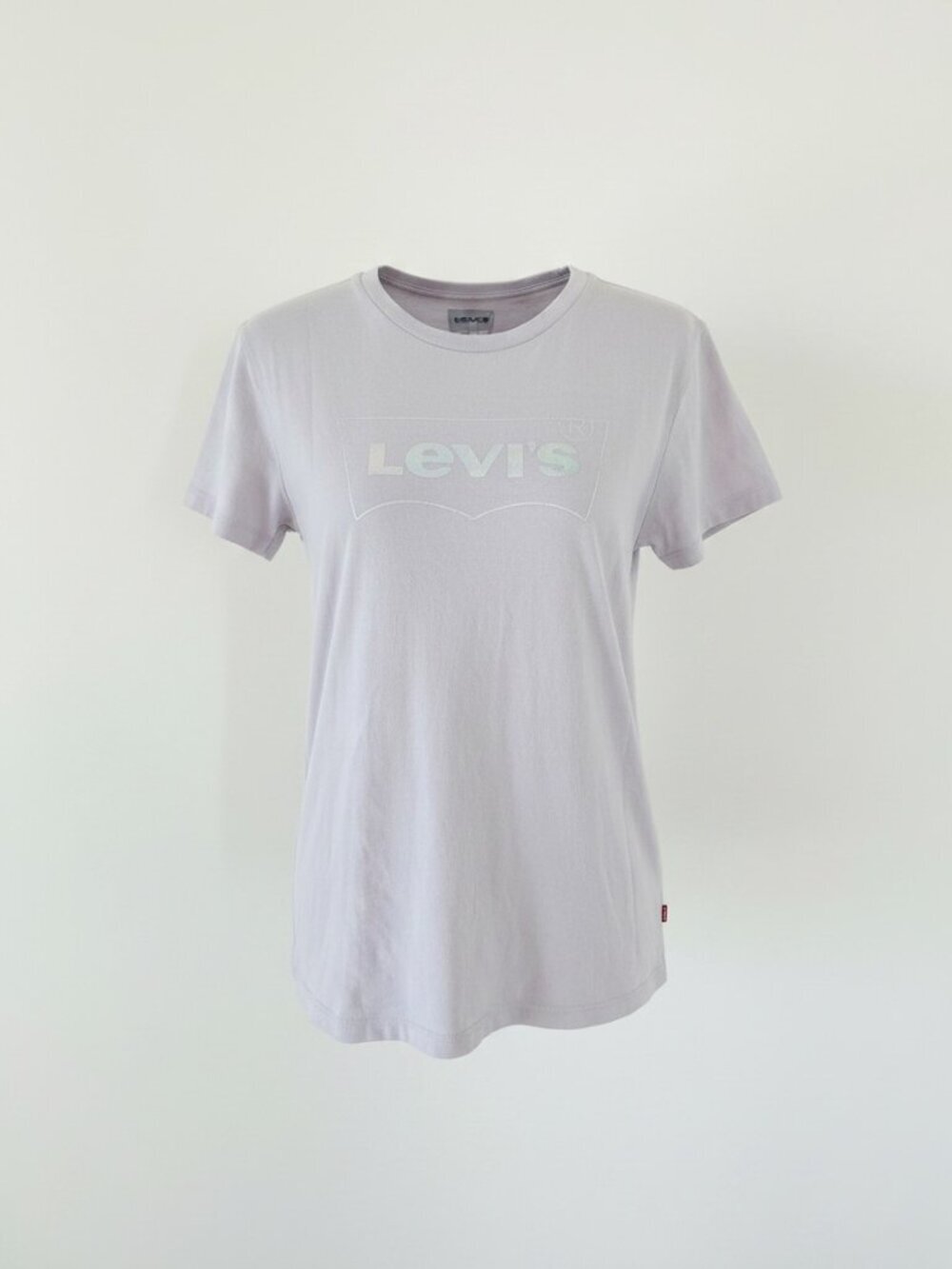 Levi's Lavender Iridescent Logo Graphic Tee Pastel Purple Size M